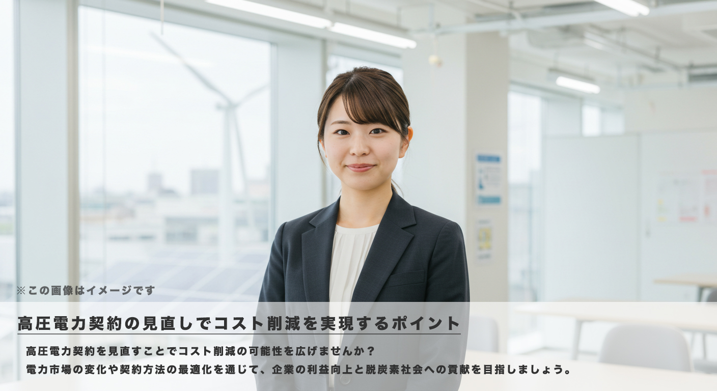 高圧電力契約の見直しでコスト削減を実現するポイント