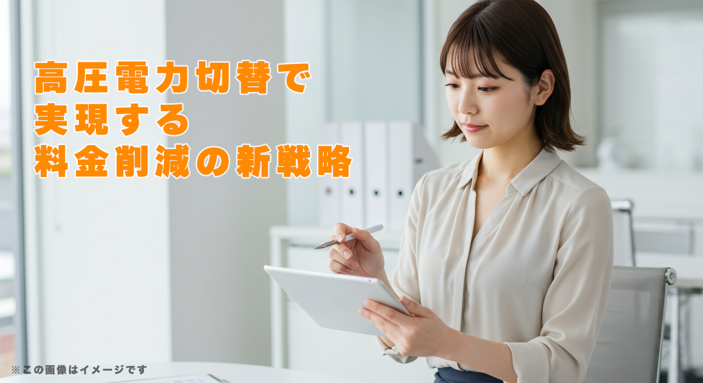 高圧電力切替で実現する料金削減の新戦略