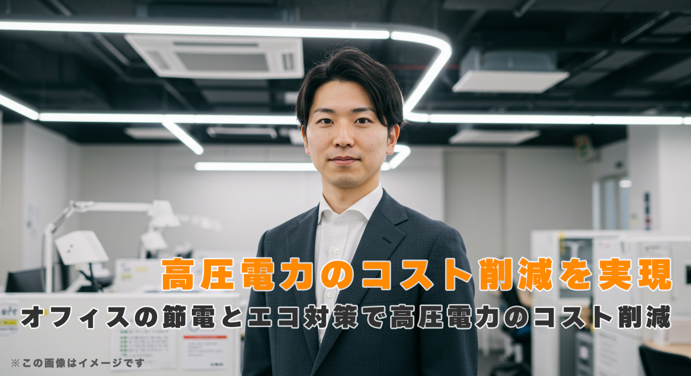 オフィスの節電とエコ対策で高圧電力のコスト削減を実現