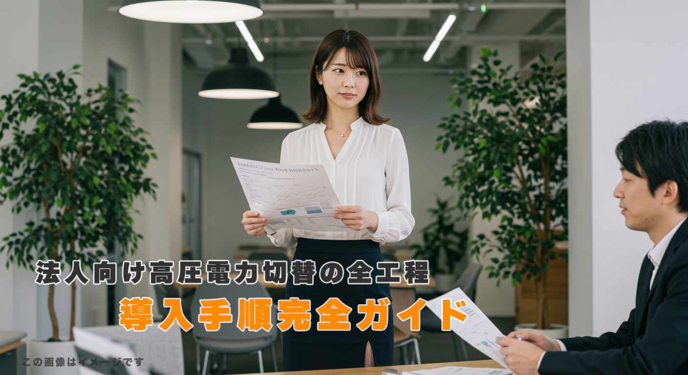 導入手順完全ガイド：法人向け高圧電力切替の全工程