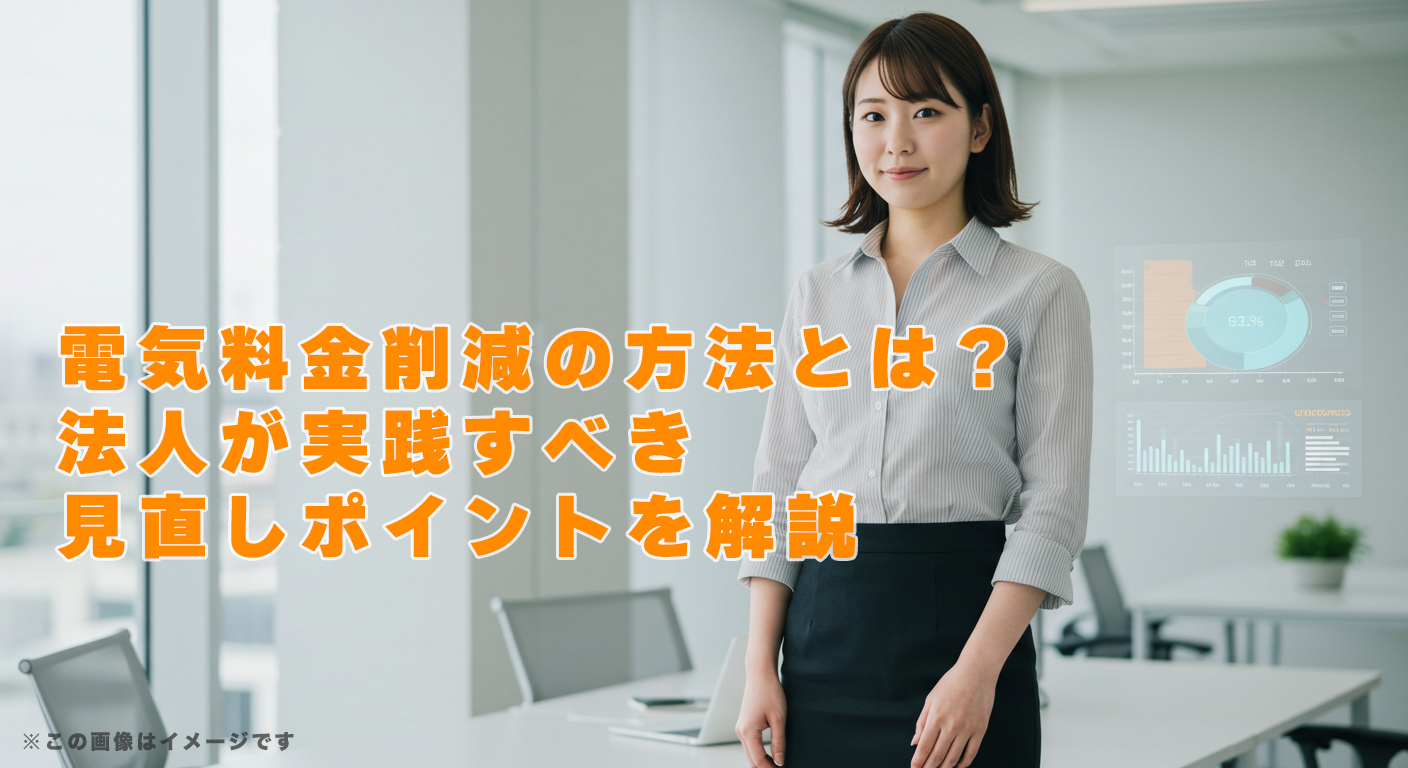 電気料金削減の方法とは？法人が実践すべき見直しポイントを解説