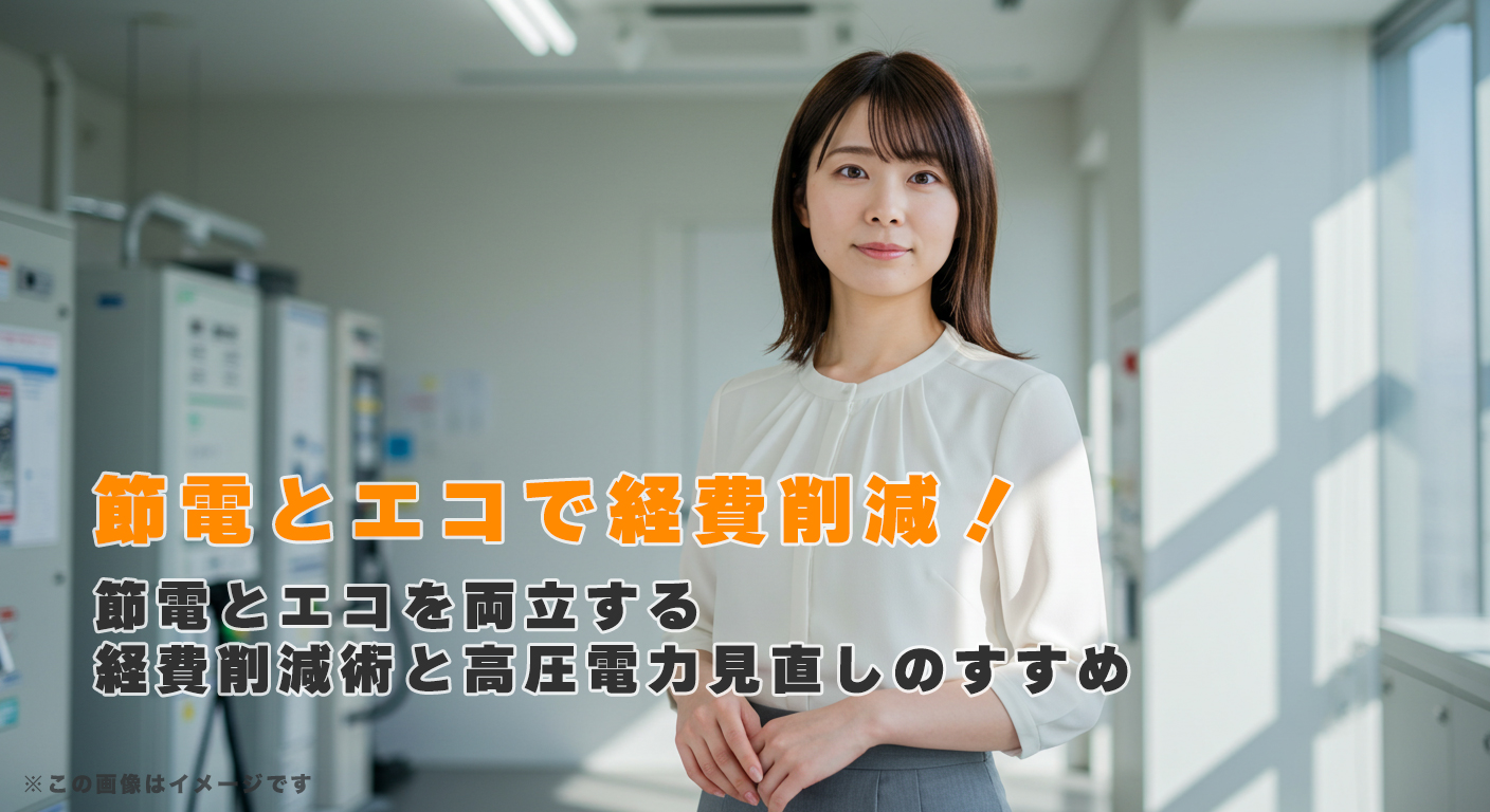 節電とエコを両立する経費削減術と高圧電力見直しのすすめ