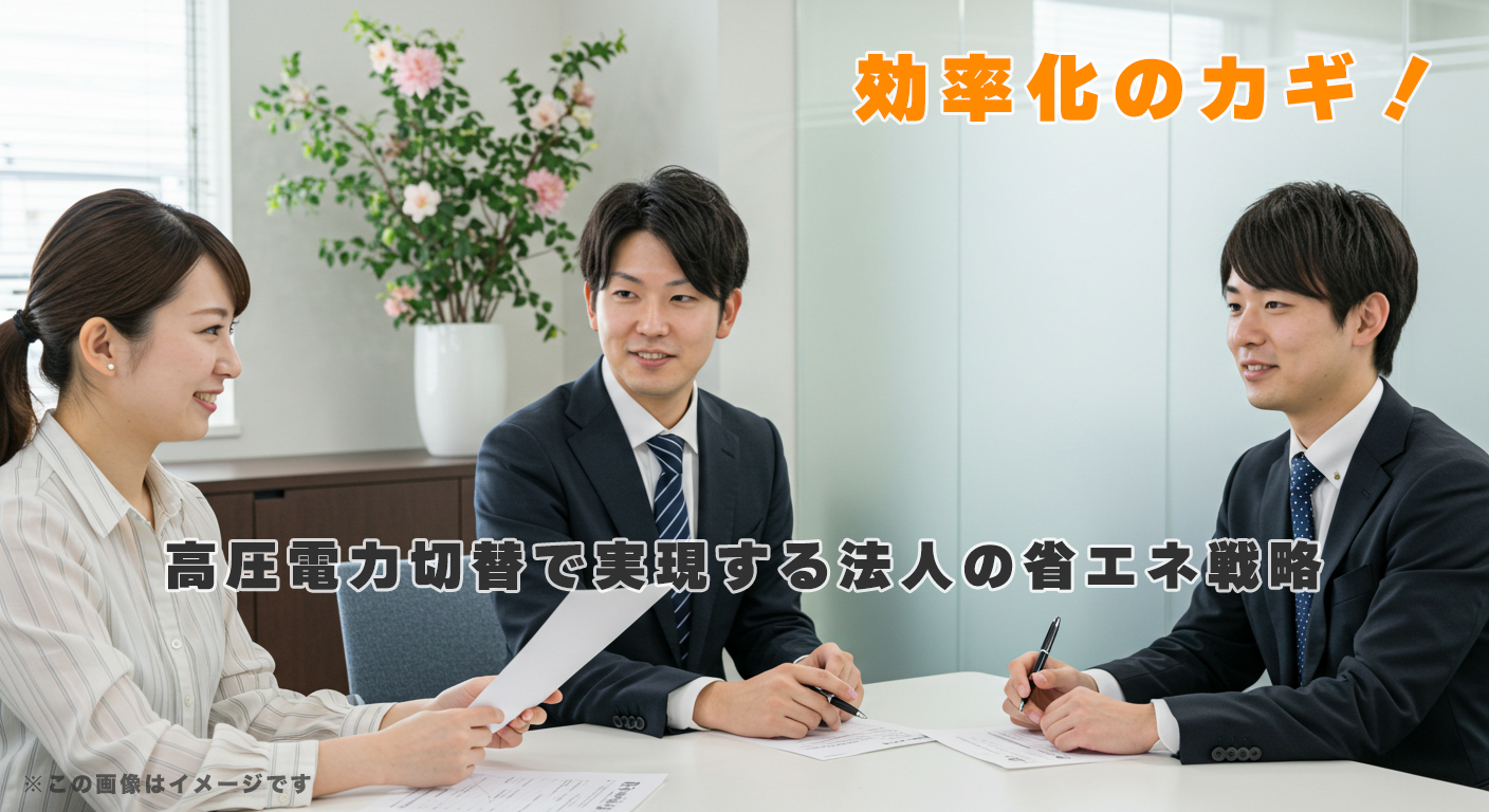 効率化のカギ！高圧電力切替で実現する法人の省エネ戦略