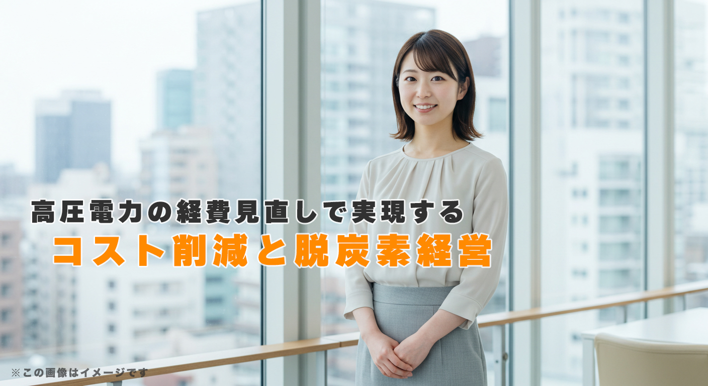 高圧電力の経費見直しで実現するコスト削減と脱炭素経営