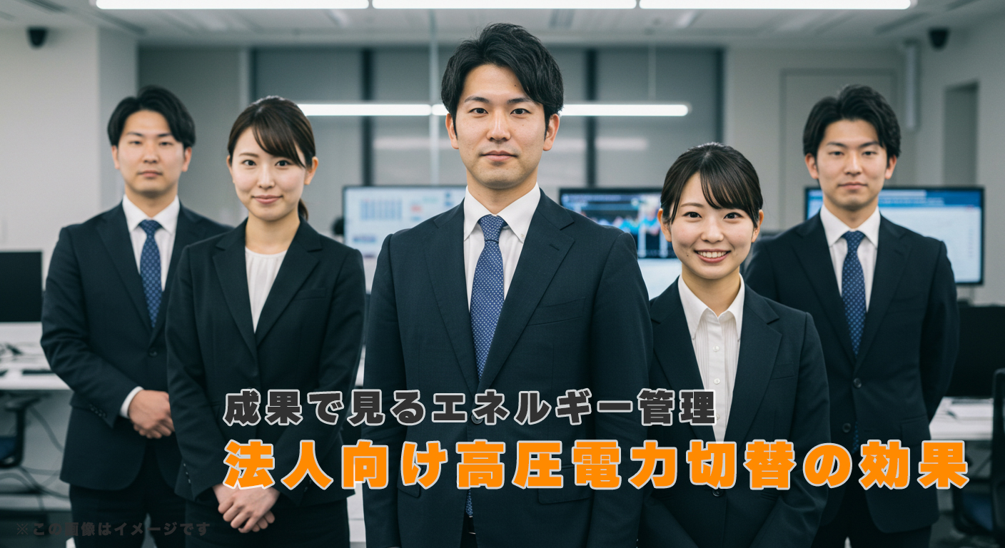 成果で見るエネルギー管理:法人向け高圧電力切替の効果