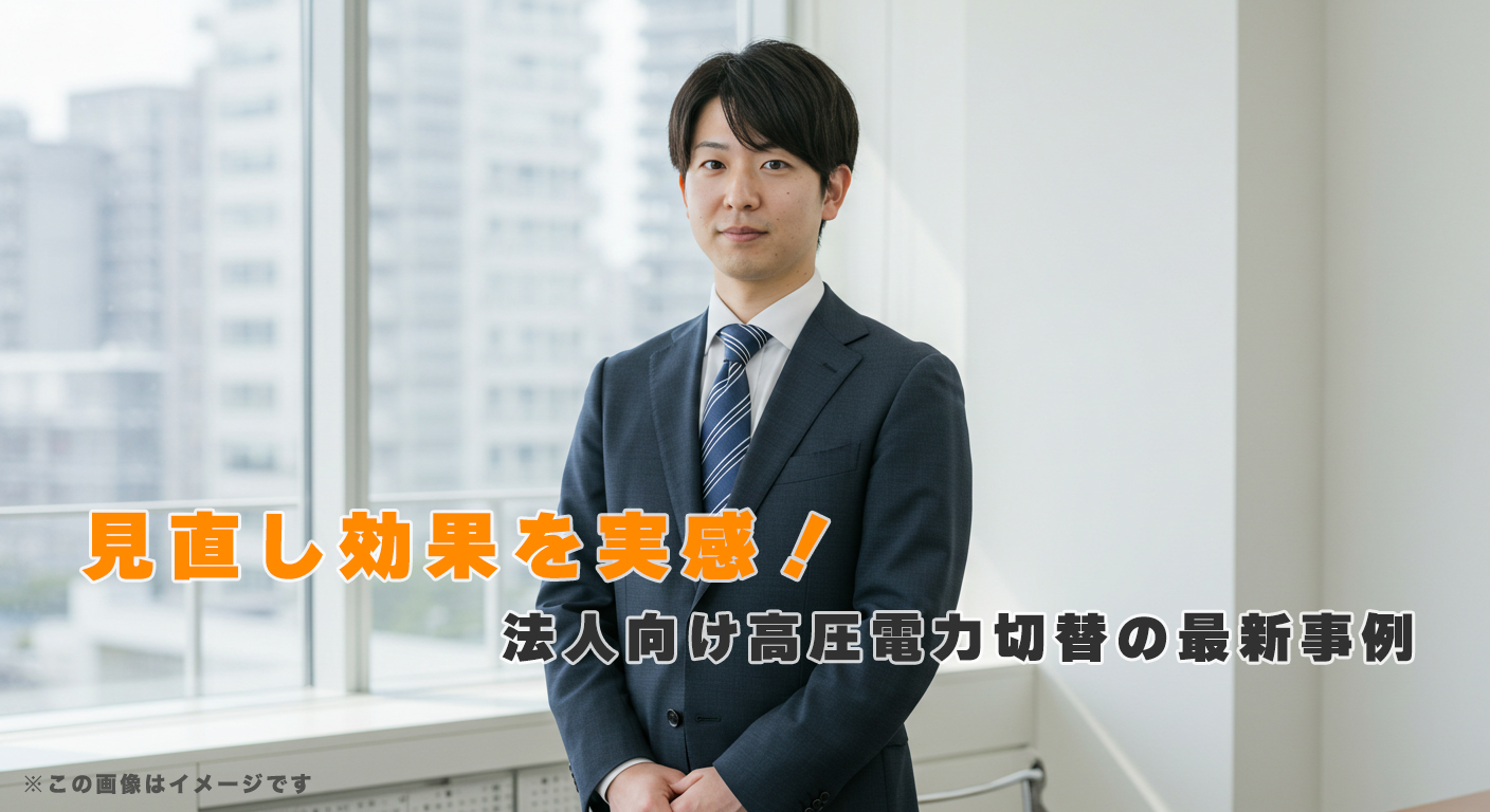 見直し効果を実感！法人向け高圧電力切替の最新事例