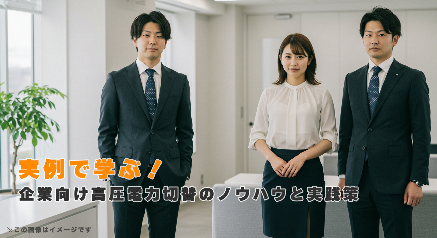 実例で学ぶ！企業向け高圧電力切替のノウハウと実践策
