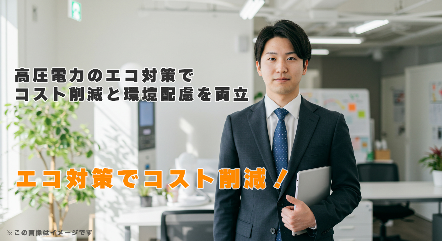 高圧電力のエコ対策でコスト削減と環境配慮を両立