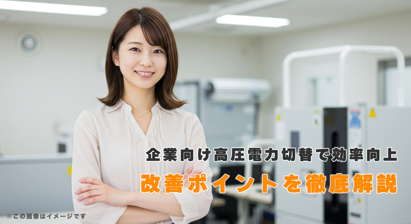 改善ポイントを徹底解説：企業向け高圧電力切替で効率向上