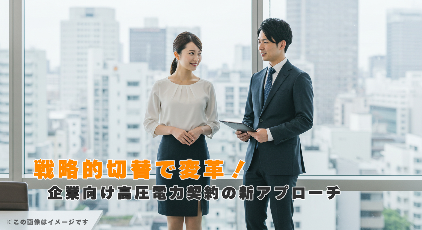 戦略的切替で変革！企業向け高圧電力契約の新アプローチ
