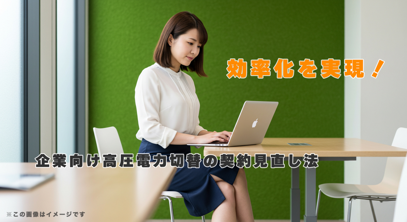 効率化を実現!企業向け高圧電力切替の契約見直し法