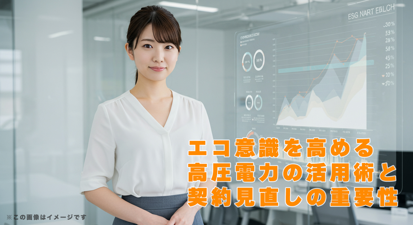 エコ意識を高める高圧電力の活用術と契約見直しの重要性