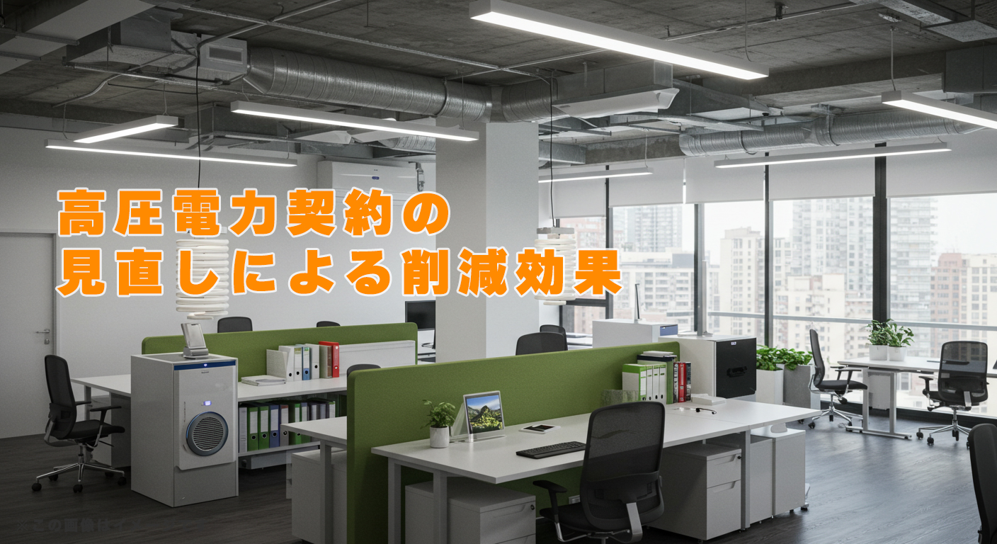 高圧電力契約の見直しによる削減効果
