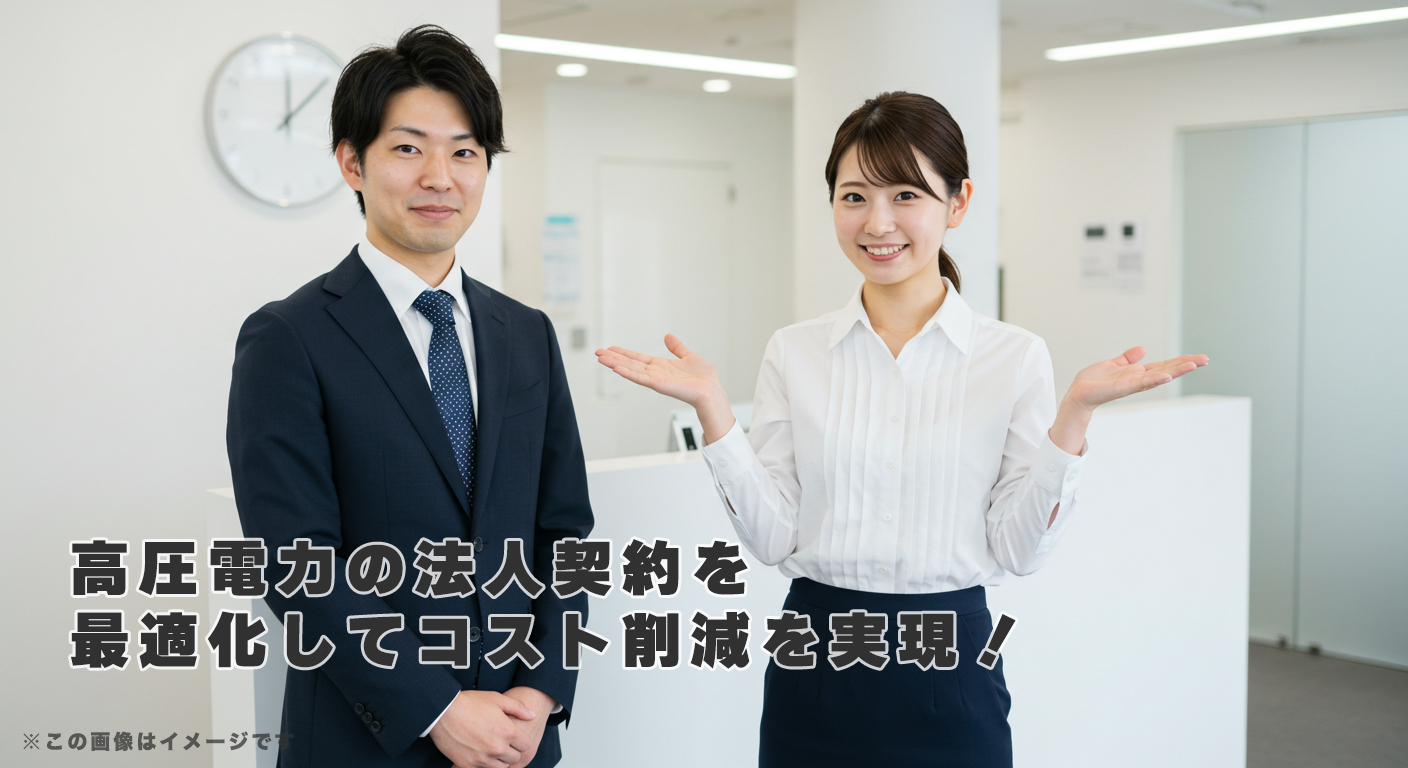 高圧電力の法人契約を最適化してコスト削減を実現！