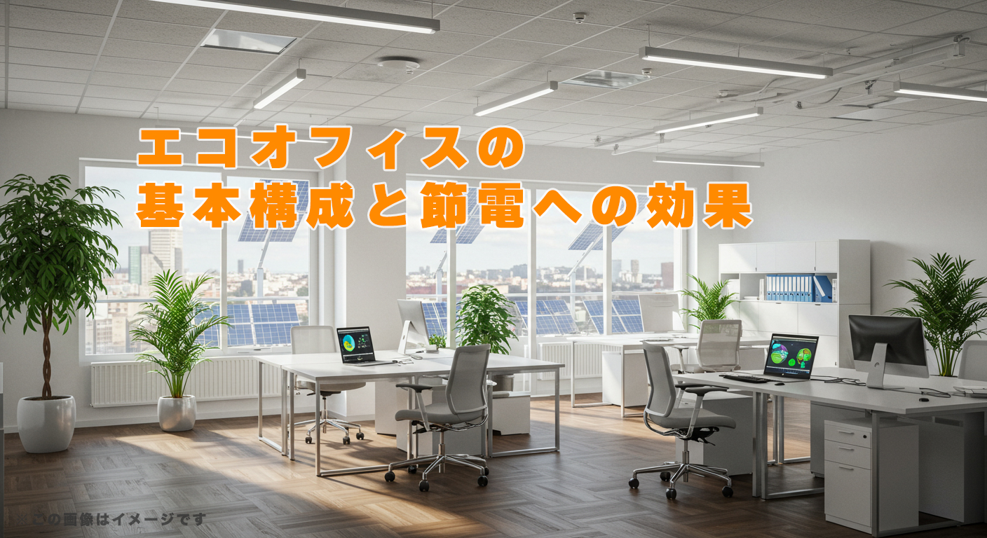 エコオフィスの基本構成と節電への効果