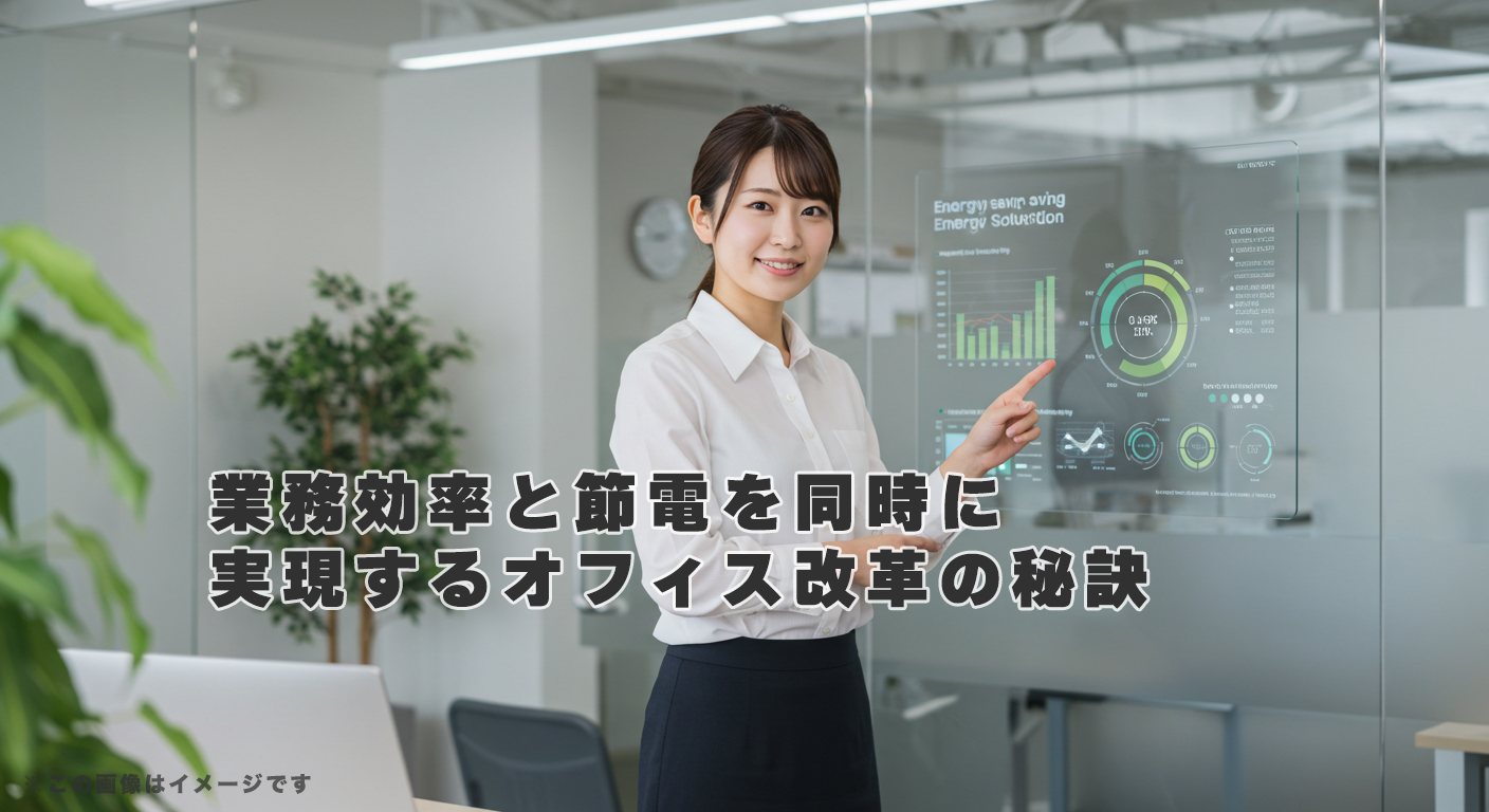 業務効率と節電を同時に実現するオフィス改革の秘訣