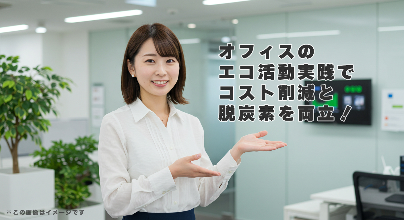 オフィスのエコ活動実践でコスト削減と脱炭素を両立！