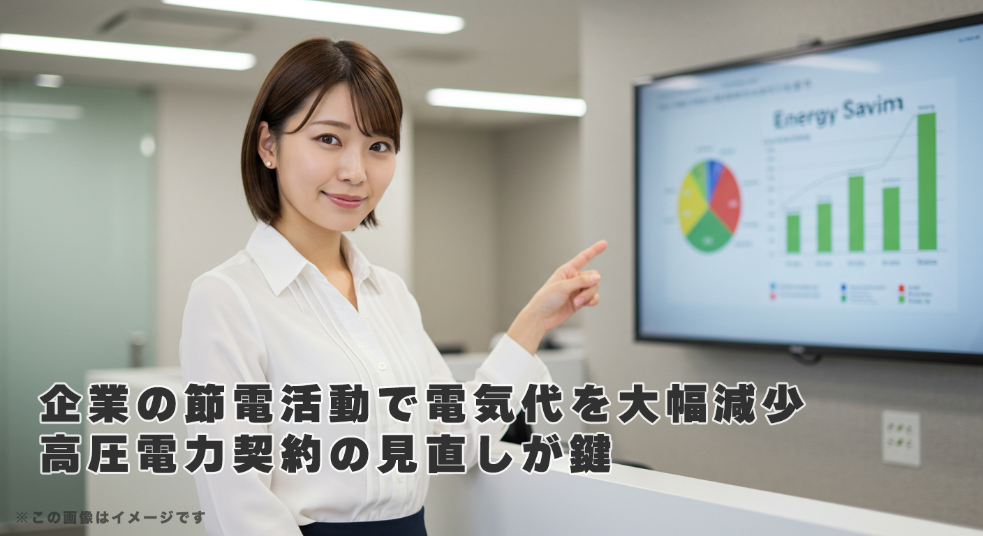 企業の節電活動で電気代を大幅減少｜高圧電力契約の見直しが鍵