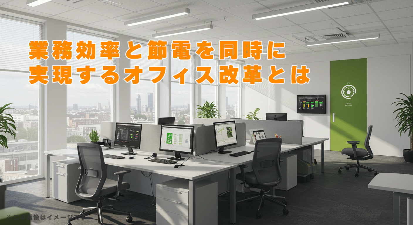 業務効率と節電を同時に実現するオフィス改革とは
