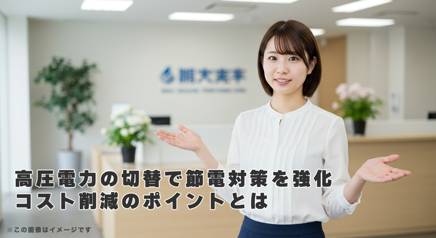 高圧電力の切替で節電対策を強化｜コスト削減のポイントとは