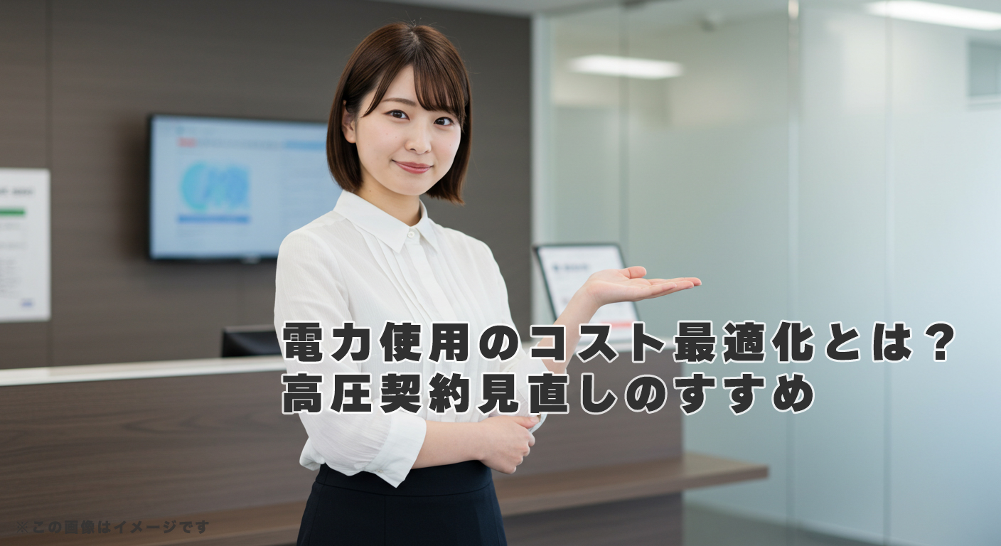 電力使用のコスト最適化とは？高圧契約見直しのすすめ