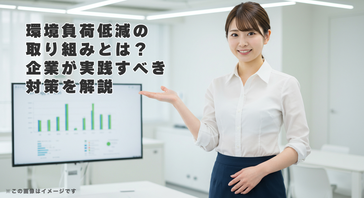 環境負荷低減の取り組みとは？企業が実践すべき対策を解説