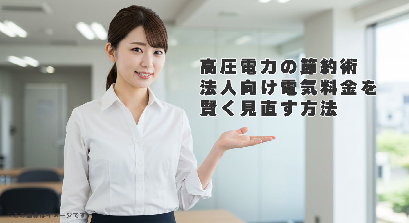 高圧電力の節約術｜法人向け電気料金を賢く見直す方法