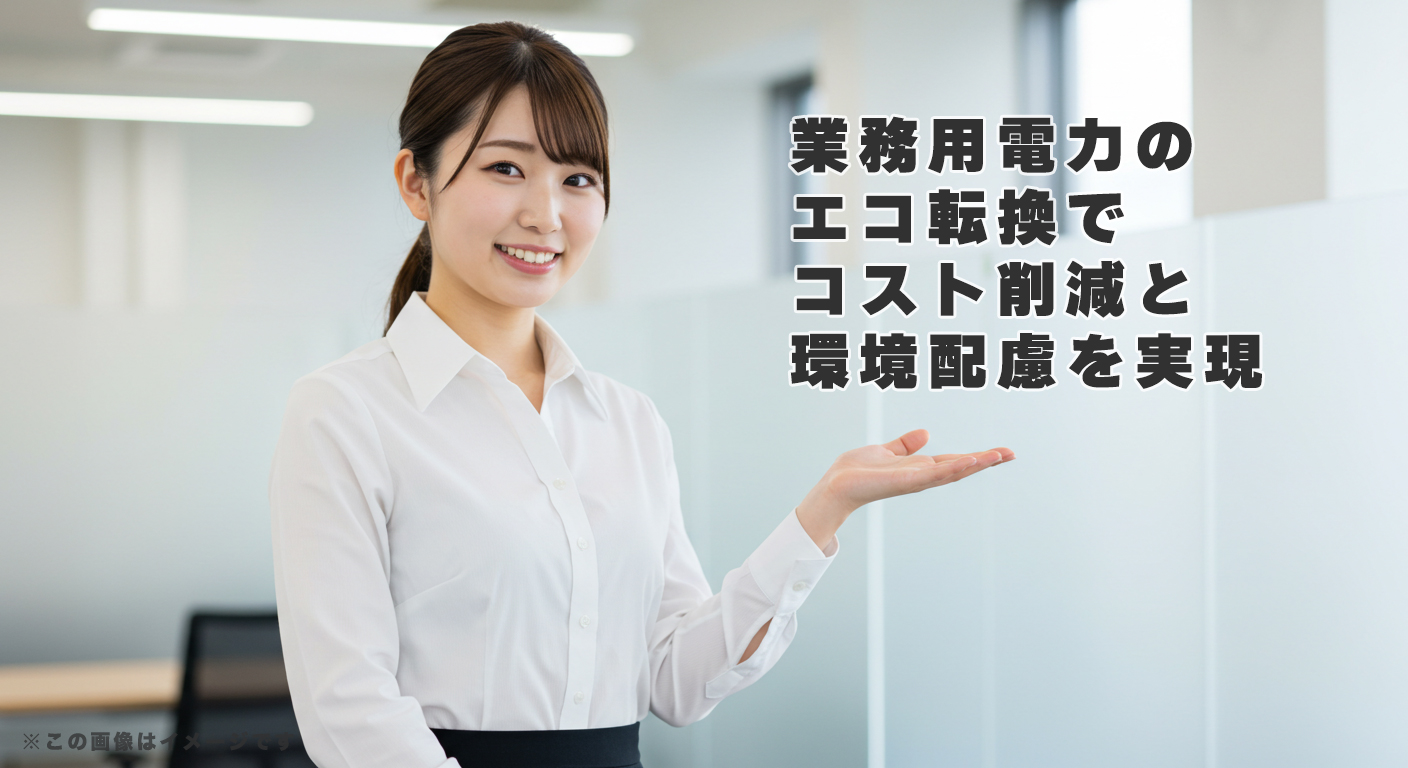 業務用電力のエコ転換でコスト削減と環境配慮を実現