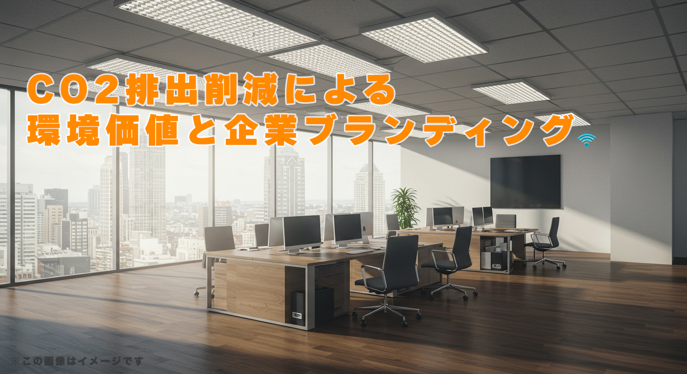 CO2排出削減による環境価値と企業ブランディング