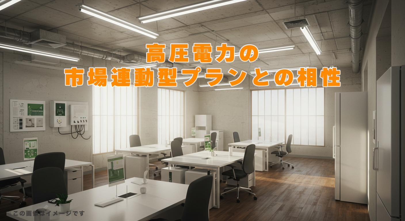 高圧電力の市場連動型プランとの相性