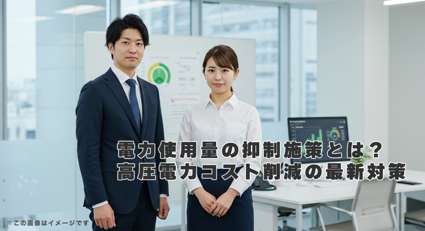 電力使用量の抑制施策とは？高圧電力コスト削減の最新対策